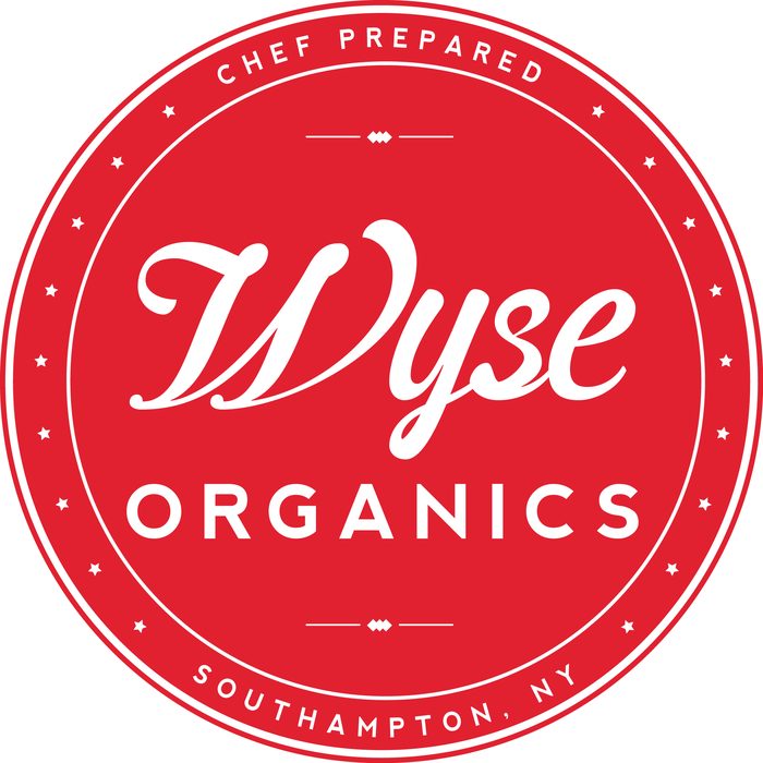 Wyse Organics logo: chef prepared, Southampton, NY